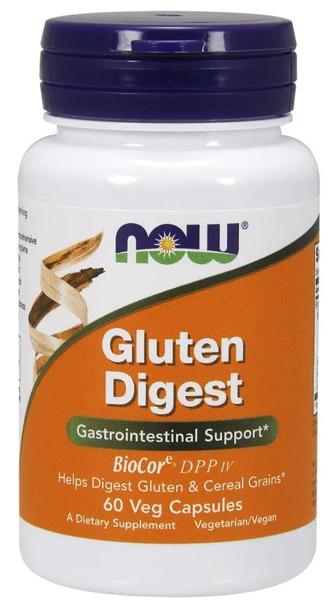 Gluten Digest - 60 vcaps - NOW Foods - Papildai