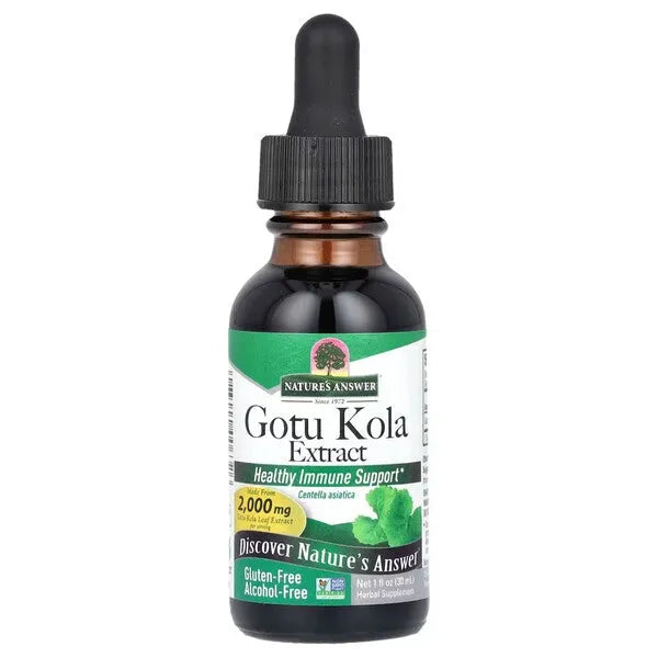 Gotu Kola Extract - 30 ml - Nature’s Answer - Papildai