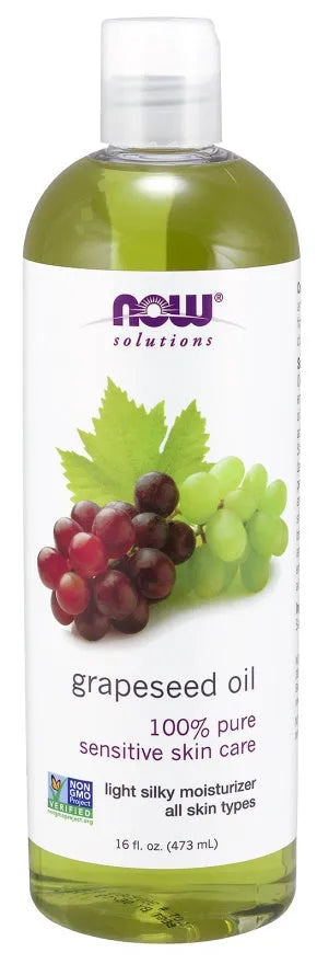 Grapeseed Oil - 473 ml - NOW Foods - Papildai