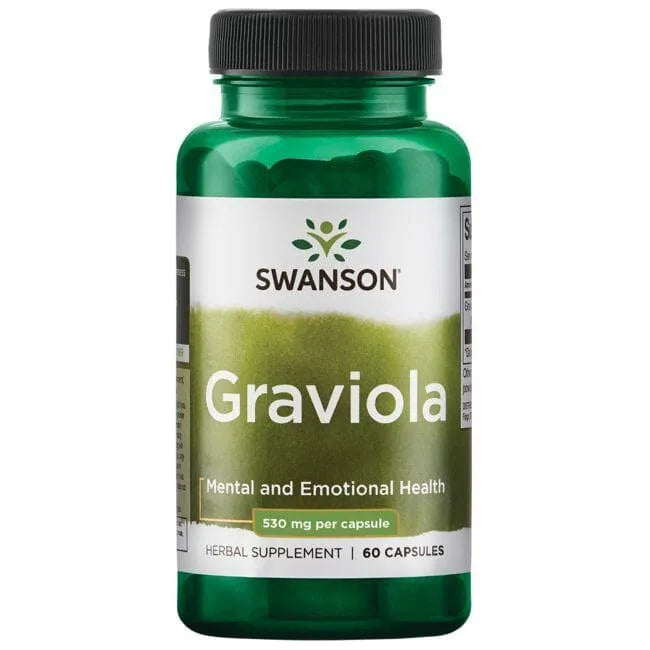 Graviola - Dygliuotoji anona - 530 mg - N60 - Swanson - Papildai