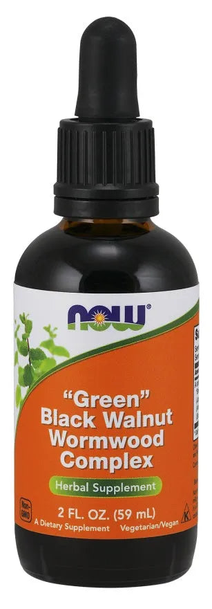 Green Black Walnut Wormwood Complex - 59 ml - NOW Foods - Papildai