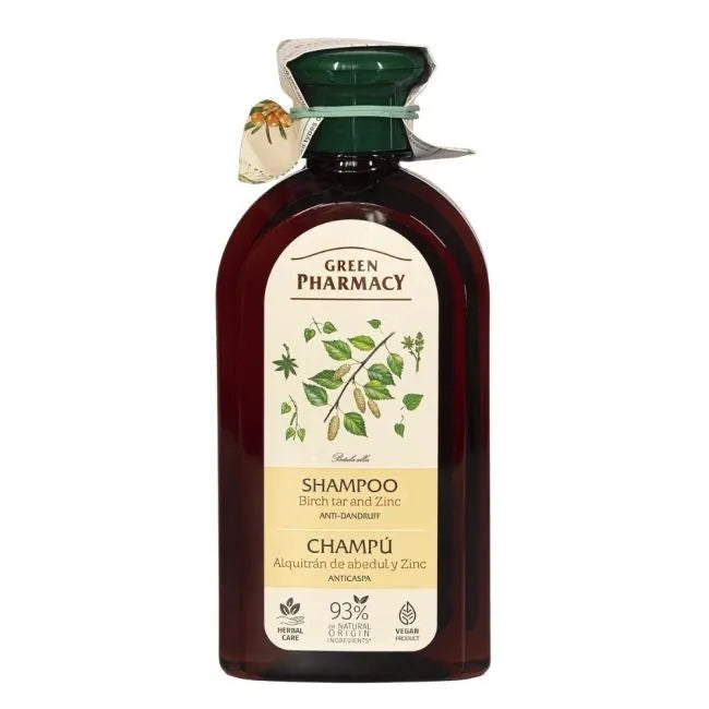 Green Pharmacy Anti-Dandruff šampūnas su cinku ir beržo degutu - 350ml - Kosmetika