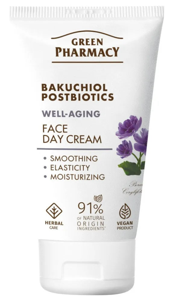 GREEN PHARMACY Bacuchiol + Postbiotics Anti-Aging Day Cream 50 ml. - Kosmetika