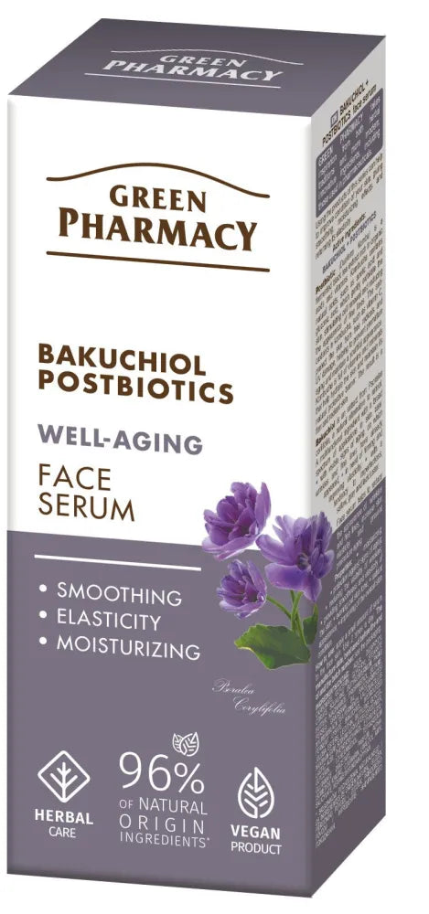 GREEN PHARMACY Bacuchiol + Postbiotics Anti-Aging Face Serum 30 ml. - Kosmetika