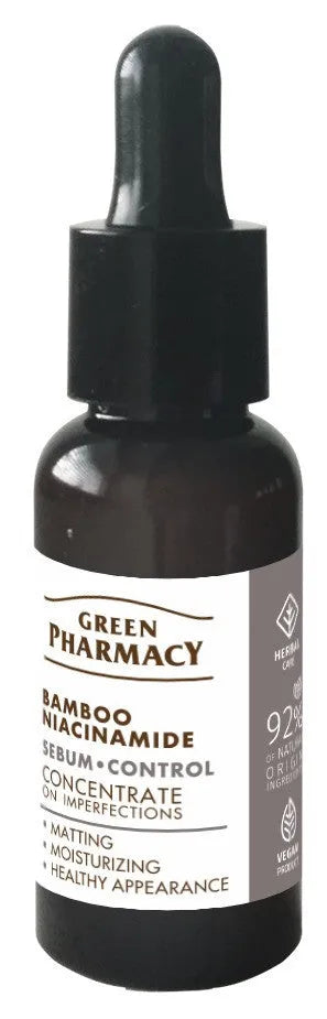 GREEN PHARMACY Bamboo + Niacinamide Concentrate Against Imperfections 30 ml. - Kosmetika