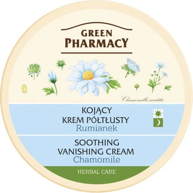 Green Pharmacy Herbal Cosmetics Raminanti Veido Kremas su Ramunėlėmis - Kosmetika