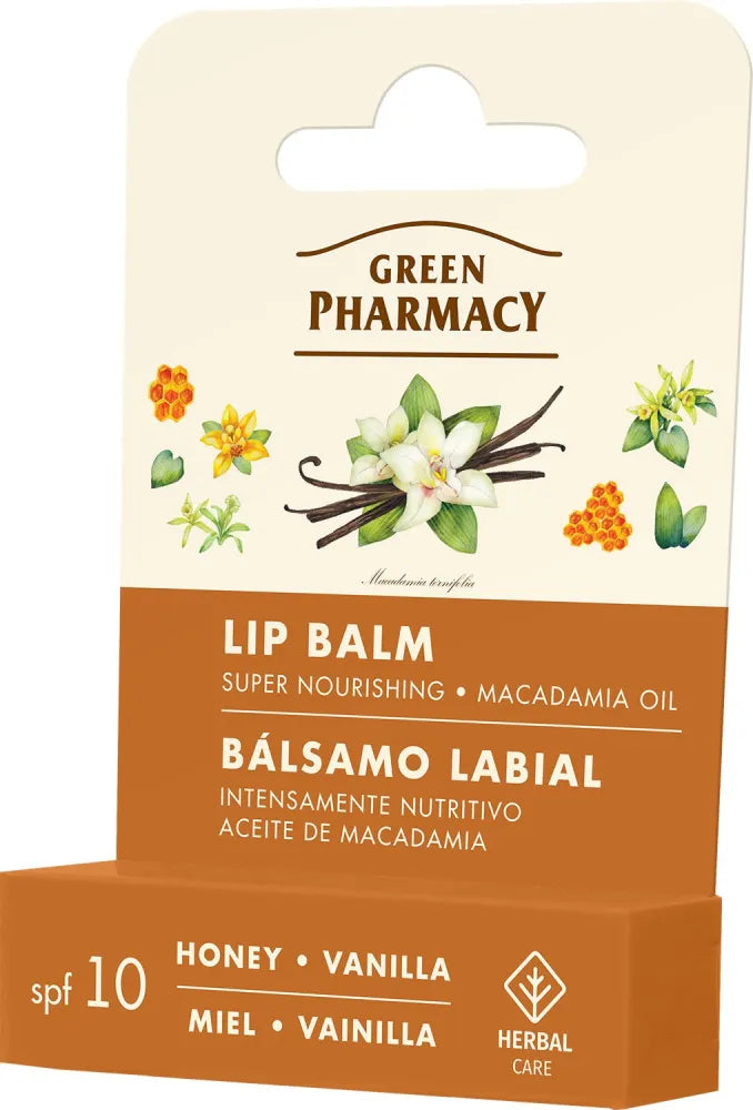 GREEN PHARMACY Honey and Vanilla Lip Balm 3.6 g - Kosmetika