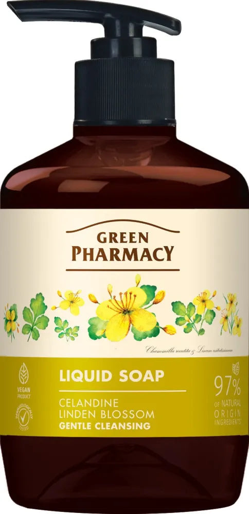 GREEN PHARMACY Liquid soap Swallow Herb + Lime 460 ml - Higiena