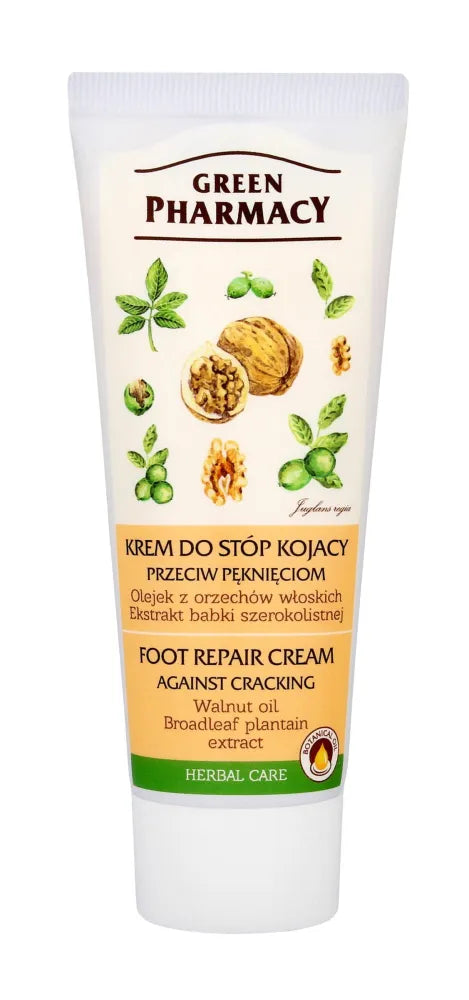 Green Pharmacy Soothing foot cream - prieš įtrūkimus 75ml - Kosmetika