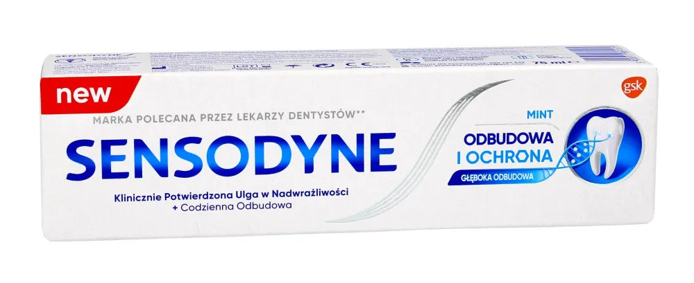 GSK Sensodyne dantų pasta Atstatymas ir apsauga 75ml - Kosmetika