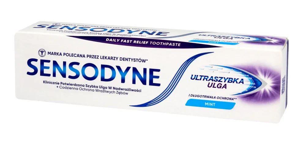 GSK Sensodyne dantų pasta Ultra greitam palengvėjimui 75ml - Kosmetika