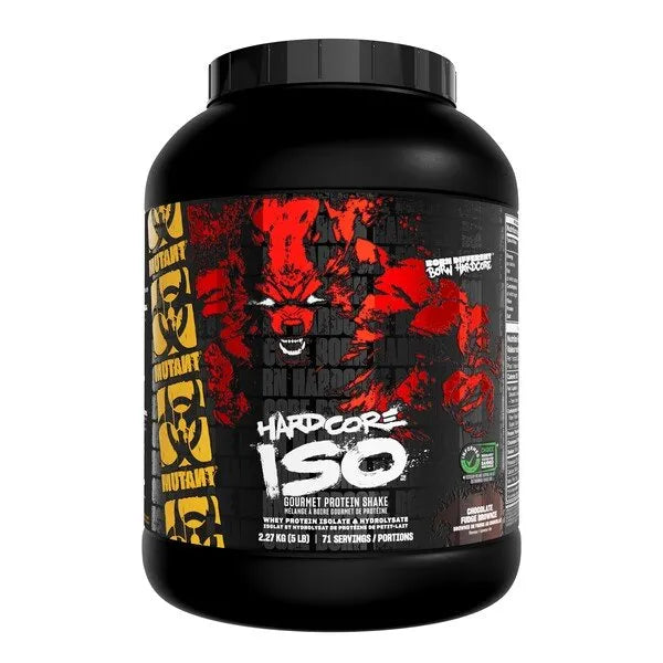 Hardcore Iso Chocolate Fudge Brownie - 2270g - Mutant - Sporto papildai