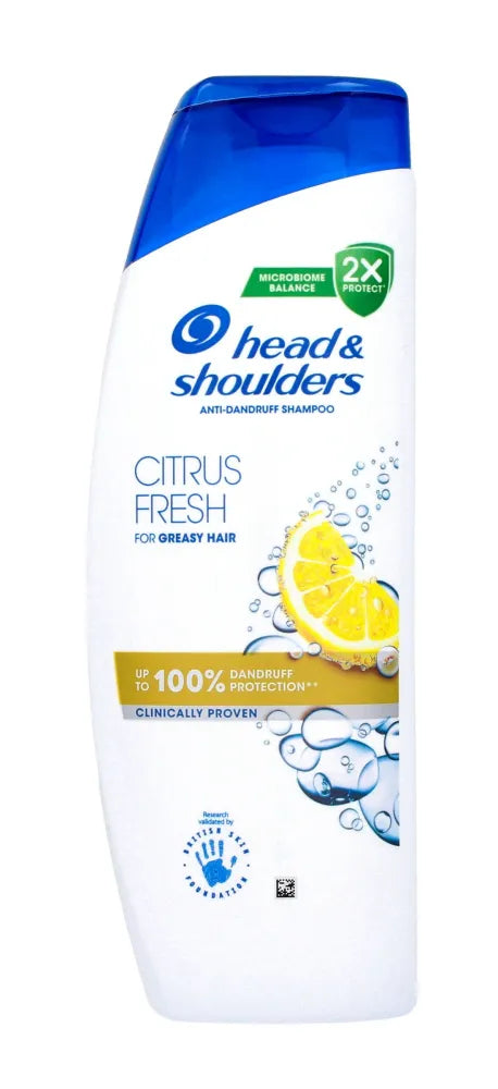 HEAD&SCHOULDERS Citrus Fresh anti-dandruff shampoo for oily hair 400 ml - Kosmetika