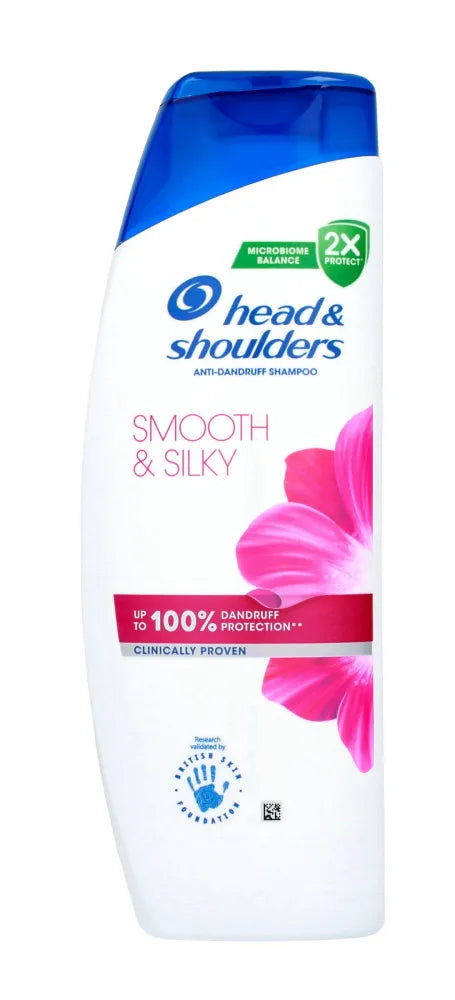 HEAD&SCHOULDERS Smooth & Silky anti-dandruff hair shampoo 400ml - Kosmetika