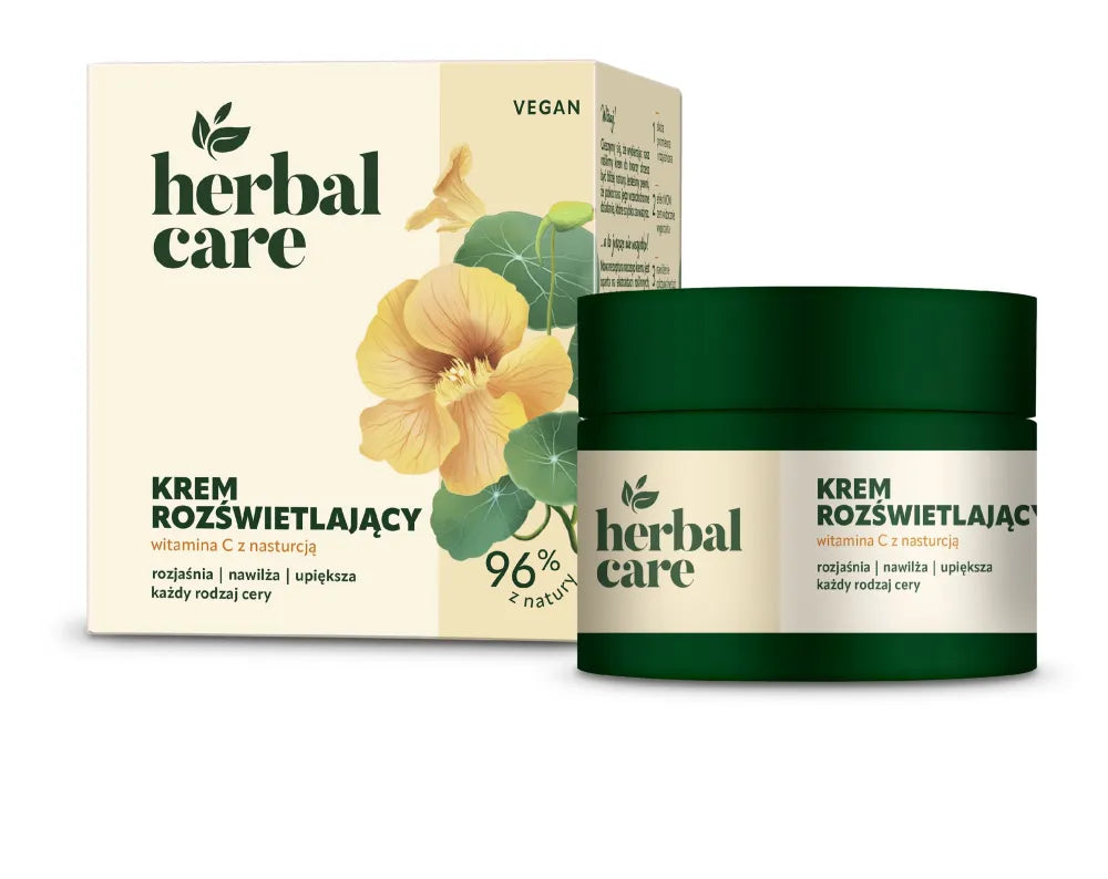 HERBAL CARE Vegan Illuminating Cream with Vitamin C and Nasturtium for all skin types - day night 50 ml. - Kosmetika
