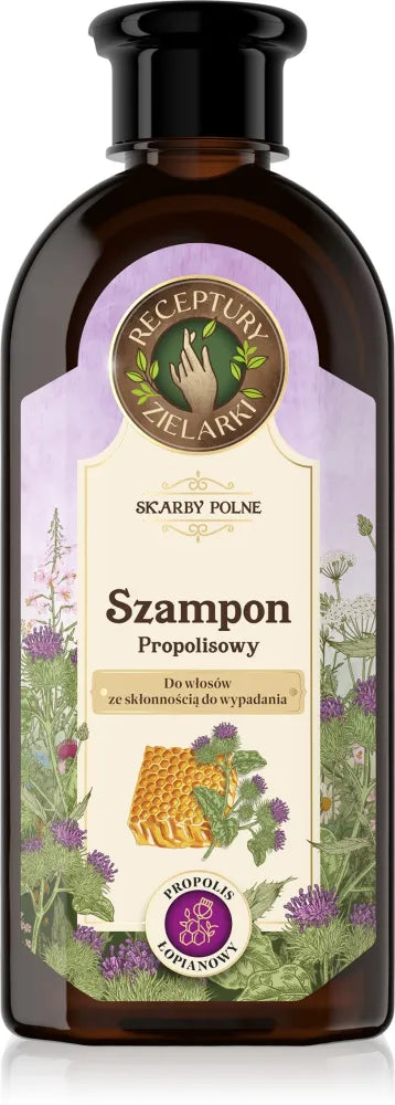HERBAL FORMULAS Propolio ir šakniagumbių šampūnas plaukų slinkimui 350ml - Kosmetika