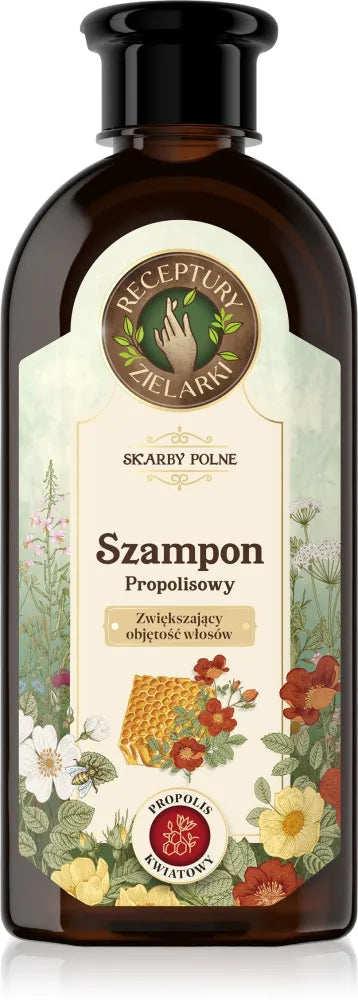 HERBAL FORMULAS Propolis gėlių šampūnas plaukų apimčiai didinti 350 ml - Kosmetika