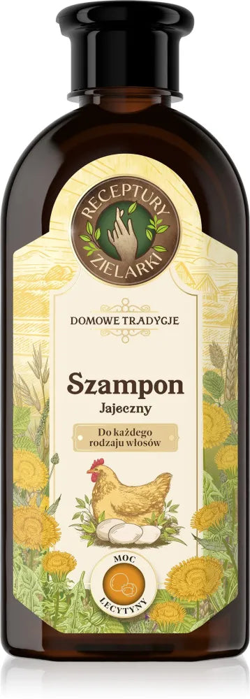 HERBAL RECIPES Home Traditions kiaušinių šampūnas visų tipų plaukams 350ml - Kosmetika
