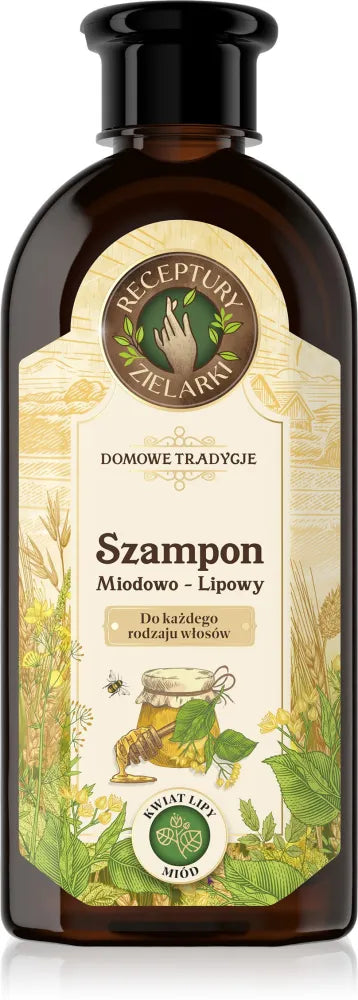 HERBAL RECIPES Home Traditions Medaus-liepos šampūnas visiems plaukų tipams 350ml - Kosmetika