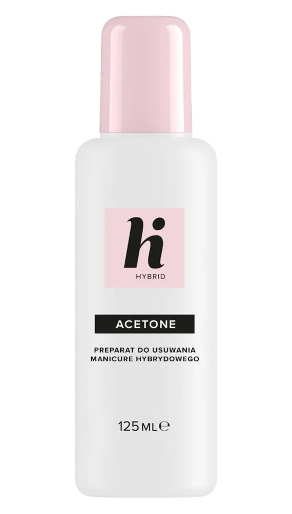 Hi Hybrid Aceton skirtas hibridinių nagų lakų pašalinimui 125ml - Kosmetika