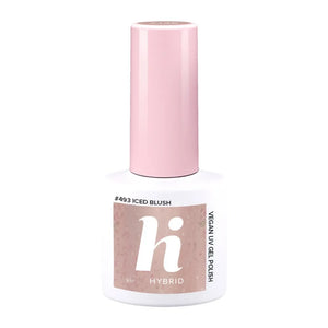 HI HYBRID Frosted Fairytale Nail Polish 493 Iced Blush 5 ml - Kosmetika