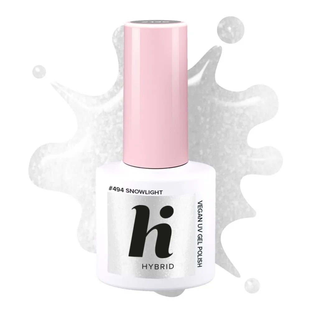 HI HYBRID Frosted Fairytale Nail Polish 494 Snowlight 5 ml - Kosmetika