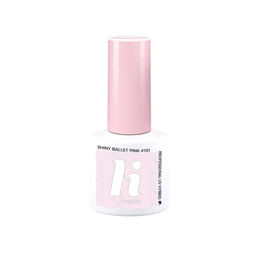 Hi Hybrid Lacquer #131 Blizgantis Baleto Rožinis - Balerina 5ml - Kosmetika