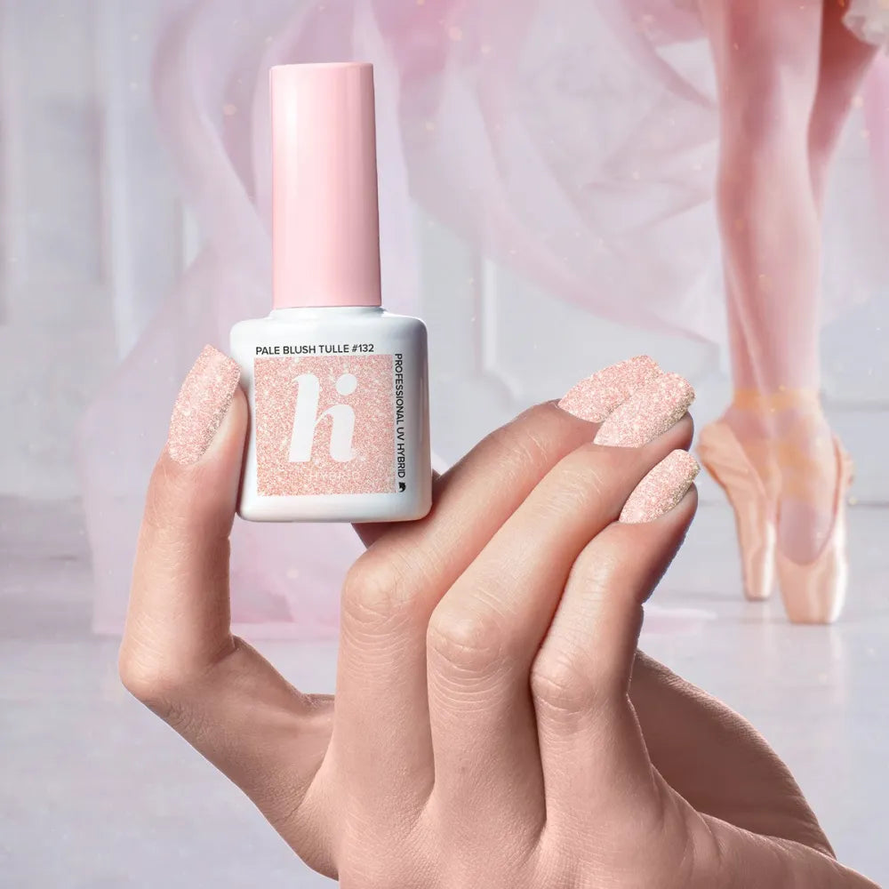 Hi Hybrid Lacquer #132 Šviesūs Skaistalai Tulle - Balerina 5ml - Kosmetika