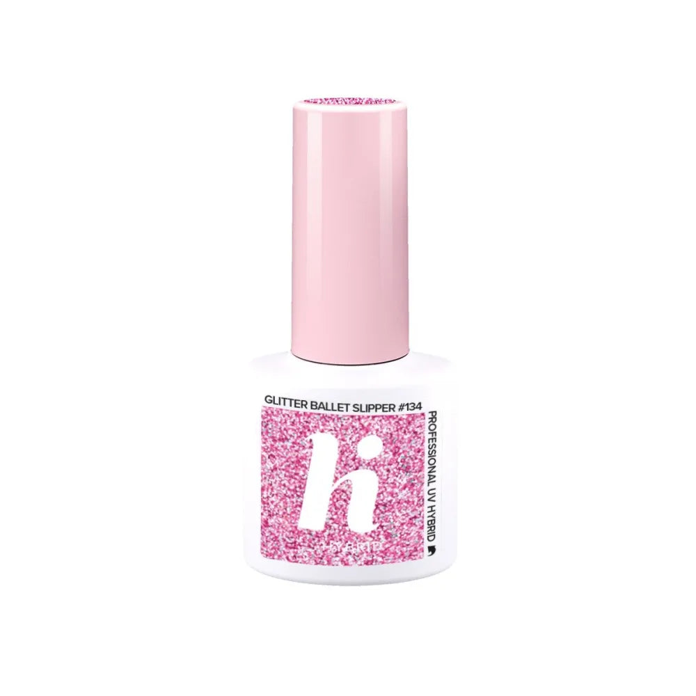 Hi Hybrid Lacquer #134 Blizgučiai Baleto Bateliai - Balerina 5ml - Kosmetika