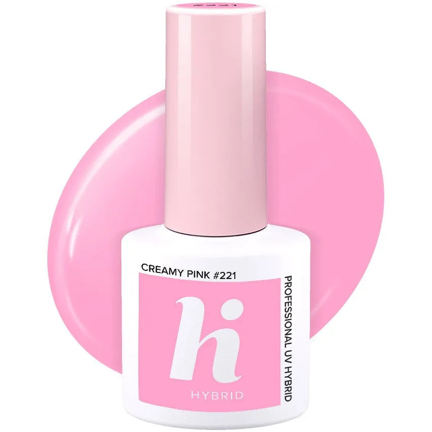 Hi Hybrid Lacquer No. 221 Kreminis Rožinis 5ml - Kosmetika