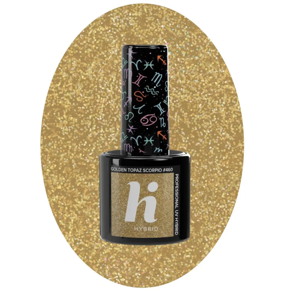 Hi Hybrid Lacquer Zodiac Nr. 460 Auksinis Topazas Skorpionas 5ml - Kosmetika