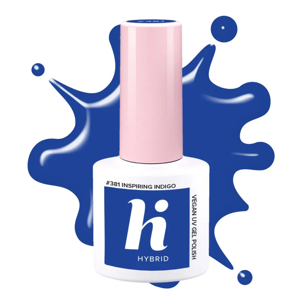 HI HYBRID Varnish 381 Inspiring Indigo 5 ml. - Kosmetika