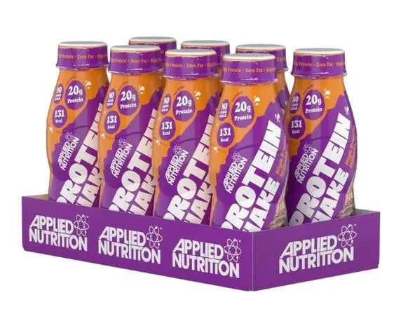 High Protein Shake Fudge Brownie - 8 x 330 ml - Applied Nutrition - Sporto papildai