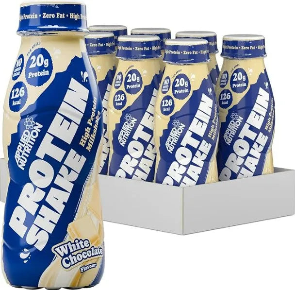 High Protein Shake White Chocolate - 8 x 330 ml - Applied Nutrition - Sporto papildai