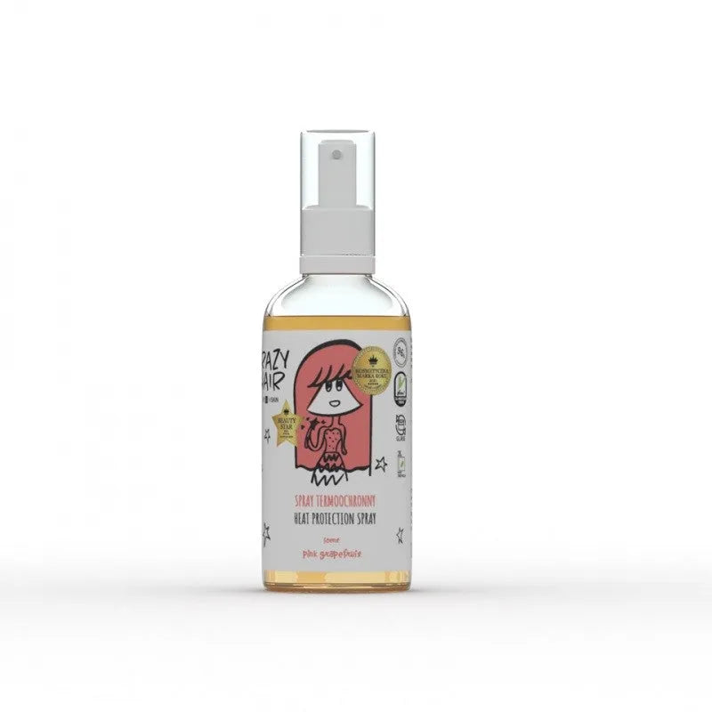 HISKIN Crazy Hair Thermal Protection Spray - Pink Grapefruit (red grapefruit) 100 ml. - Kosmetika