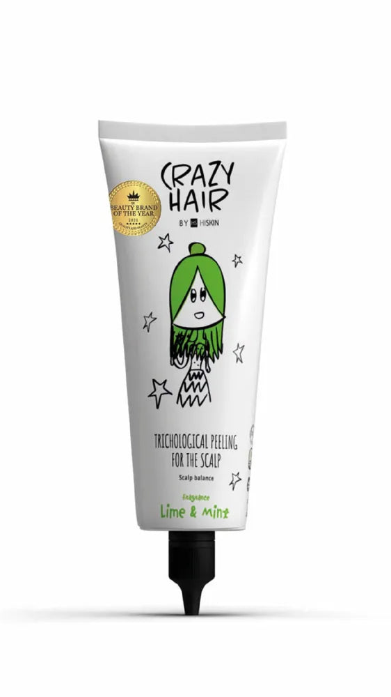 HISKIN Crazy Hair Trichology Scrub for scalp - Lime & Mint 100 ml. - Kosmetika