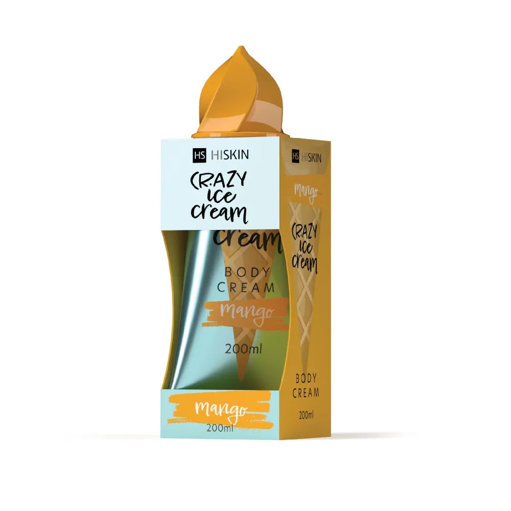 HISKIN Crazy Ice Cream Body - Mangų 200 ml - Kosmetika