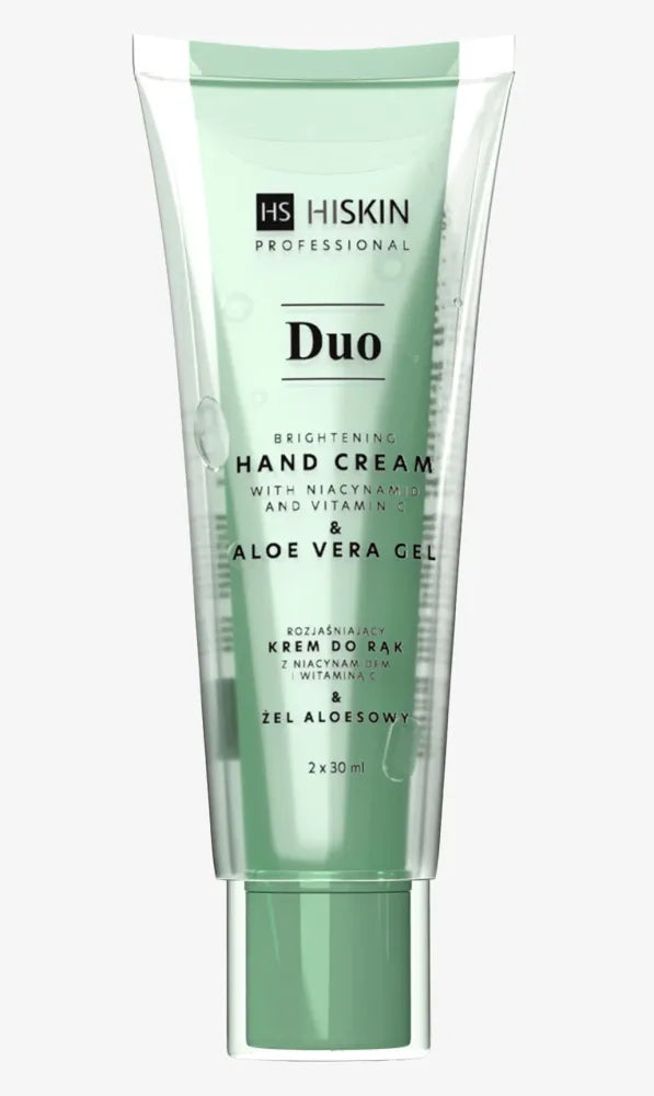 HISKIN DUO Brightening hand cream with niacinamide and vitamin c 2 x 30 ml - Kosmetika