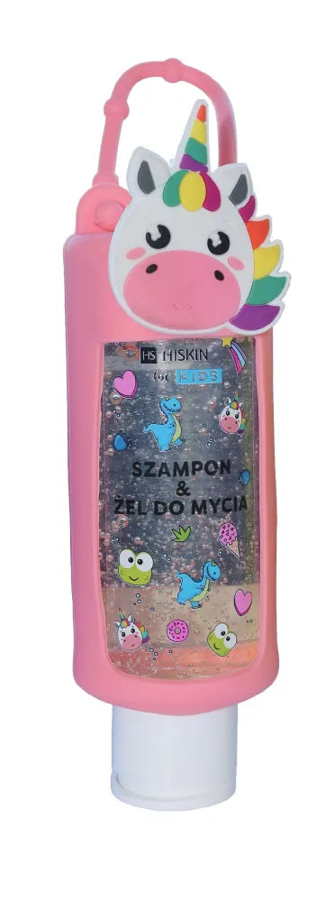 HISKIN for Kids 2-in-1 šampūnas ir vonios gelis - vienaragis 100 ml - Kosmetika