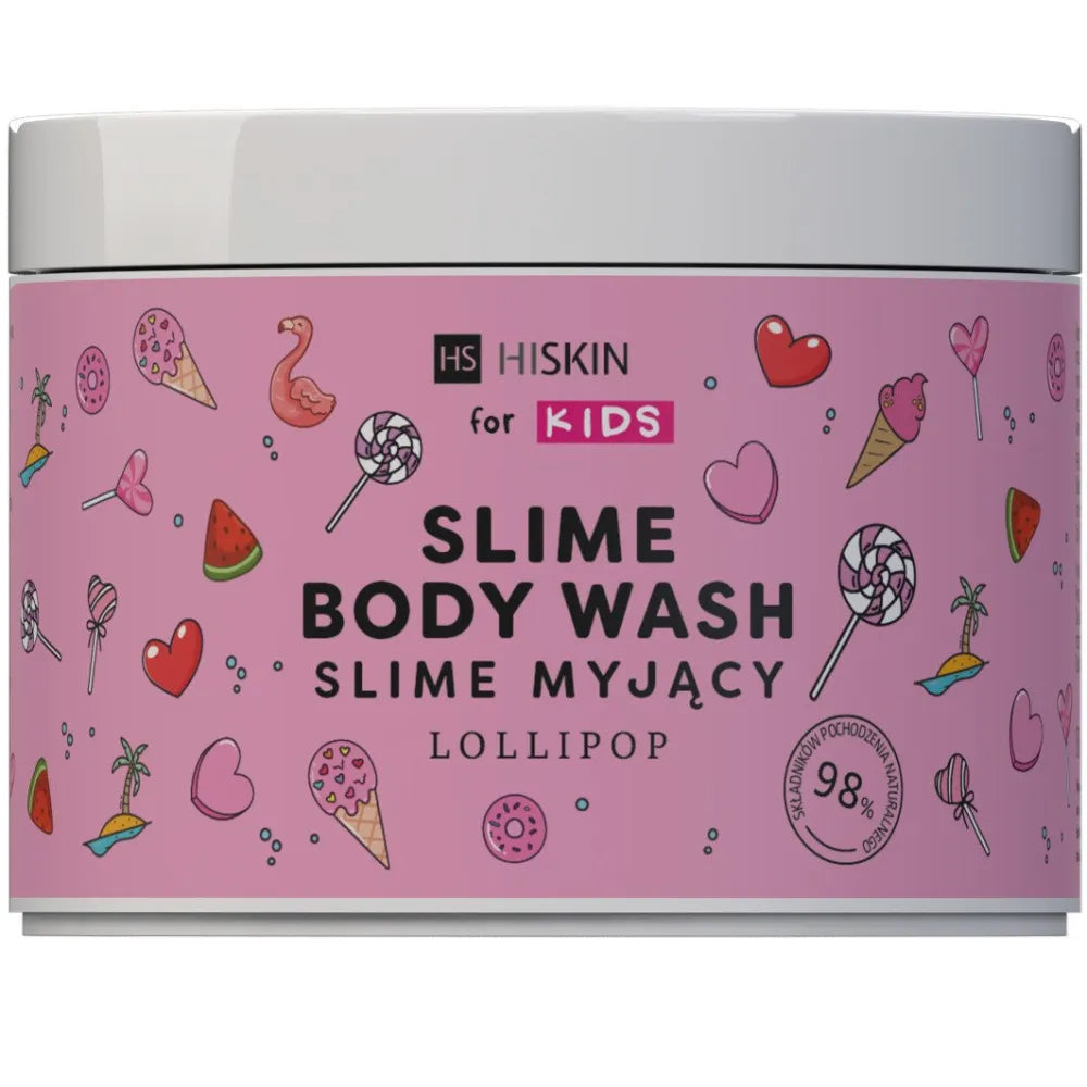 HISKIN for Kids Body Wash Slime Lollipop 150 ml - Kosmetika
