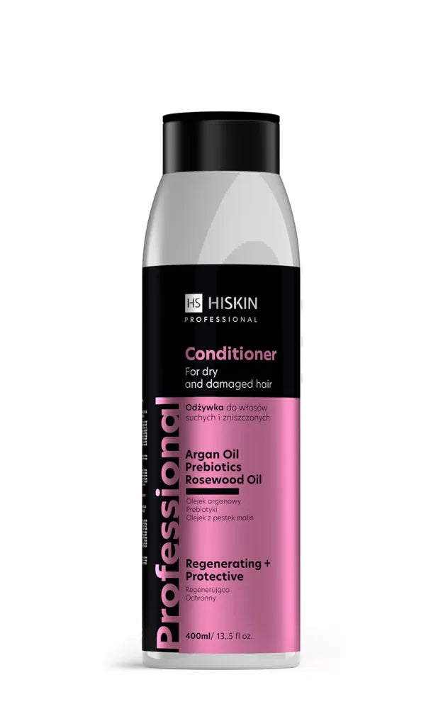 HISKIN Professional kondicionierius sausiems ir pažeistiems plaukams - regeneruojantis saugantis 400 ml - Kosmetika