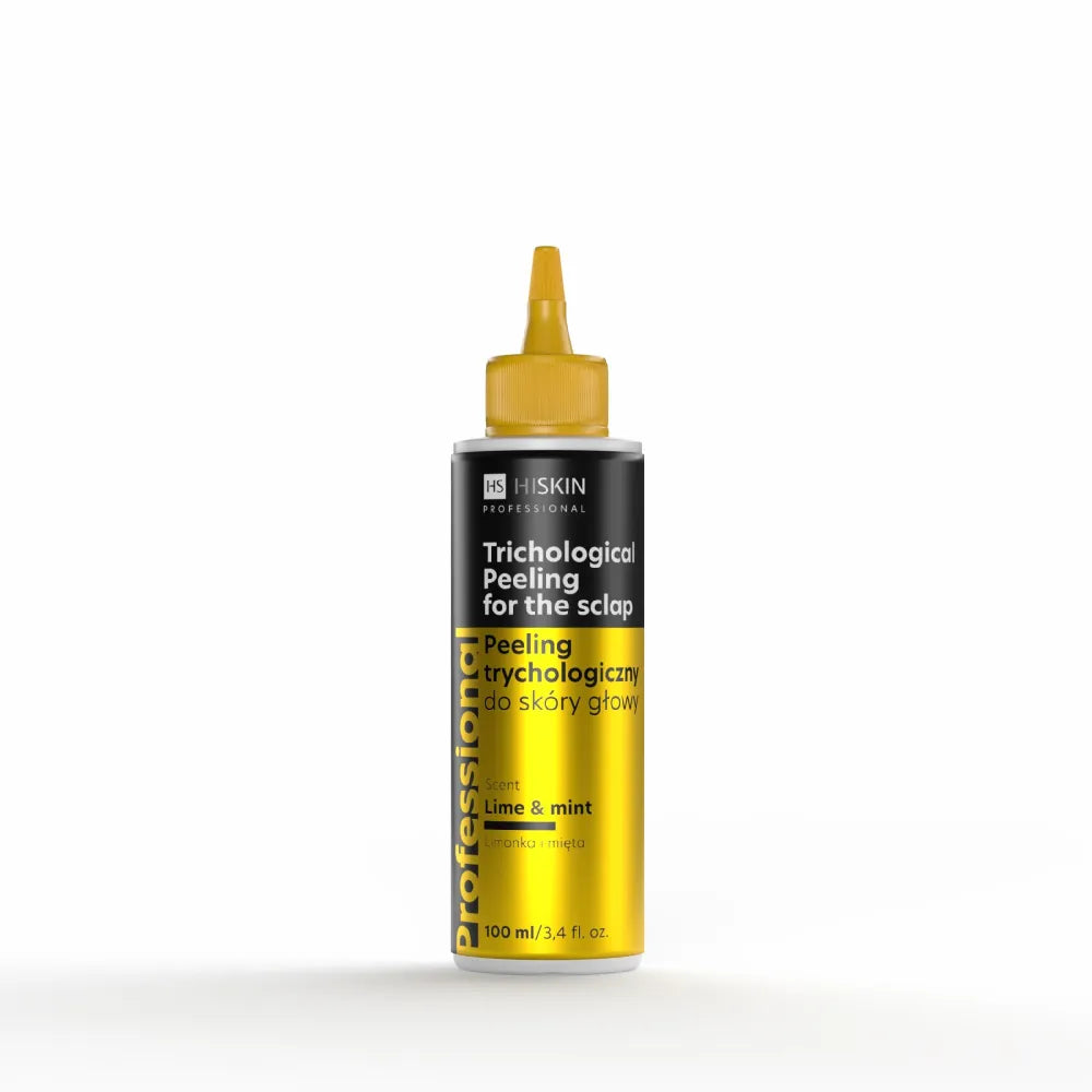 HISKIN PROFESSIONAL Trichological scrub for scalp - Lime and mint 100 ml. - Kosmetika