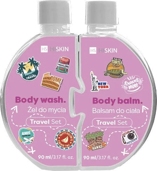 HISKIN Puzzle Body Wash Gel + Lotion 2 x 90 ml - Kosmetika