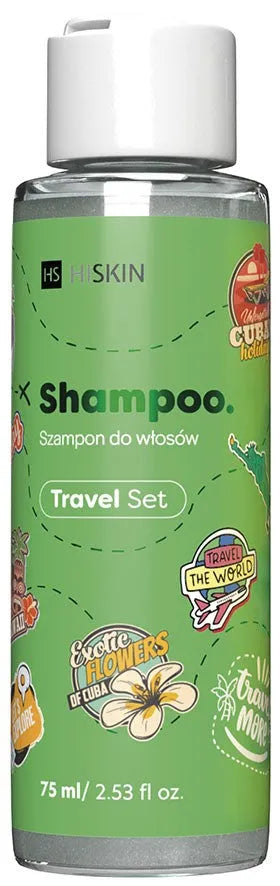 HISKIN Travel Set Plaukų Šampūnas 75 ml - Kosmetika