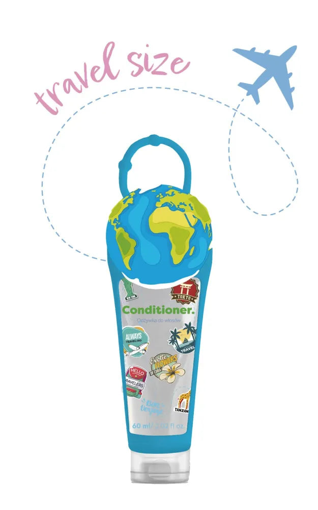 HISKIN Travel Size Plaukų kondicionierius globe 60 ml - Kosmetika