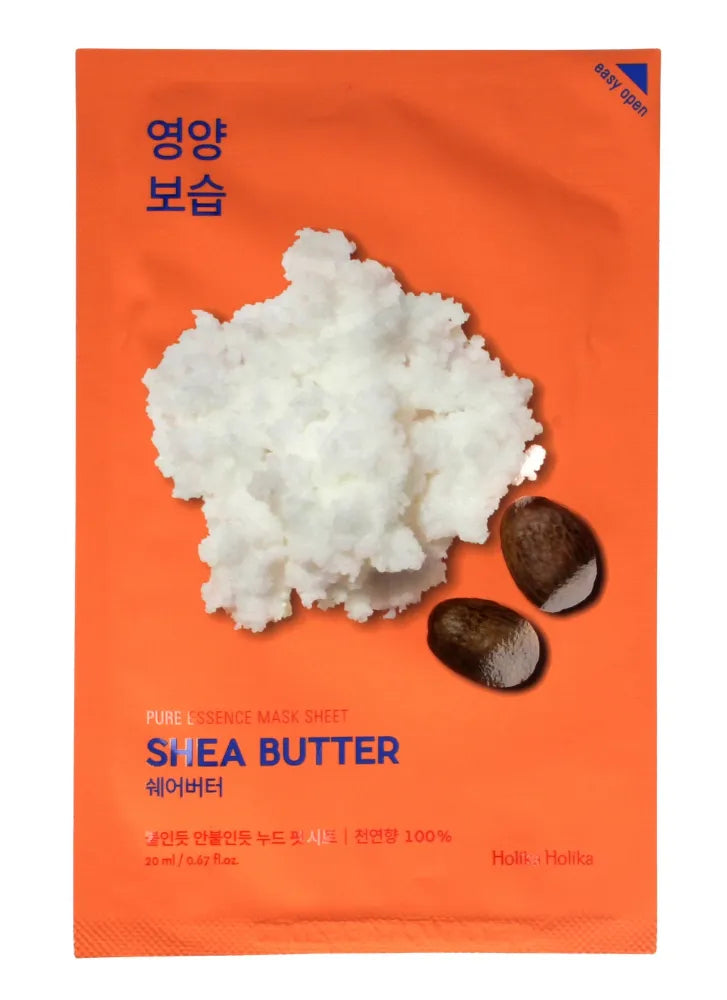 Holika Pure Essence Mask Sheet-Shea Butter 1 vnt - Kosmetika