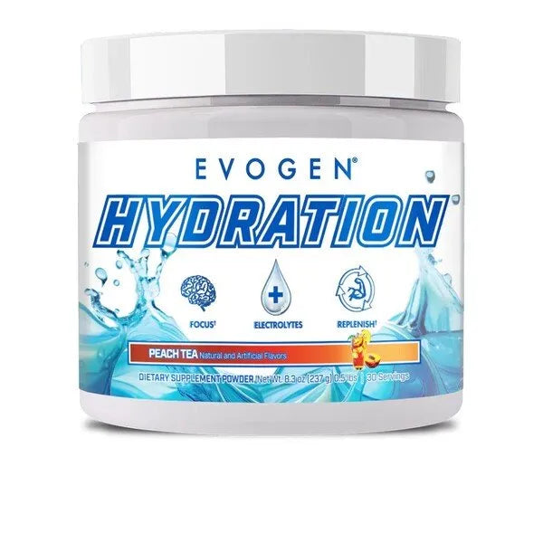Hydration Peach Tea - 237g - Evogen - Sporto papildai