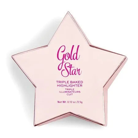 I Heart Revolution Star of the Show Highlighter Aukso Žvaigždė 3.5g - Kosmetika