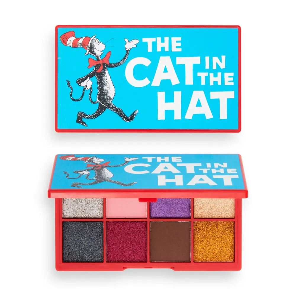I Heart Revolution x Dr.Seuss Eyeshadow Palette (8) Katė Kepurėje 1 vnt. - Kosmetika