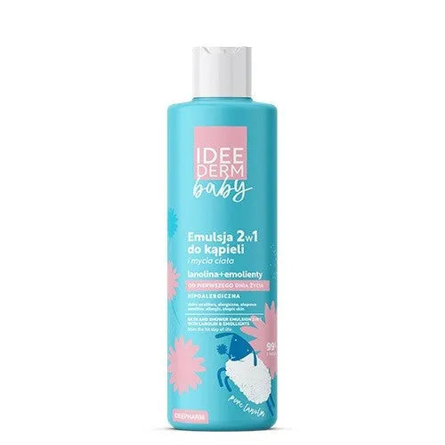 IDEE DERM Baby 2-in-1 Emulsion for bath and body wash 400 ml - Vaikui ir mamai